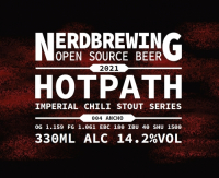 Пиво Hotpath Imperial Chili Stout - 004 Ancho Пиво Hotpath Imperial Chili Stout - 004 Ancho