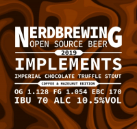 Пиво Implements Imperial Chocolate Truffle Stout - Coffee & Hazelnut Edition (2019)