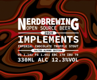 Пиво Implements Imperial Chocolate Truffle Stout - Salted Almond Edition (2020)
