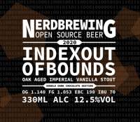 Пиво Indexoutofbounds Oak Aged Imperial Vanilla Stout - Double Dark Chocolate Ed.