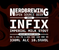Пиво Infix Imperial Milk Stout - Hazelnut Macchiato Edition (2021)