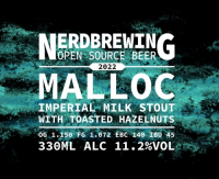 Пиво Malloc Imperial Milk Stout With Toasted Hazelnuts