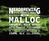 Пиво Malloc Imperial Milk Stout With Toasted Pistachios