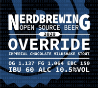 Пиво Override Imperial Chocolate Milkshake Stout (2020) Пиво Override Imperial Chocolate Milkshake Stout (2020)