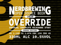 Пиво Override Imperial Chocolate Milkshake Stout - Banana Edition (2020)