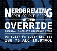 Пиво Override Imperial Chocolate Milkshake Stout