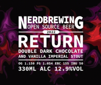 Пиво Return Double Dark Chocolate & Vanilla Imperial Stout