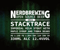 Пиво Stacktrace Imperial Milk Stout With Maple Syrup & Tonka Beans