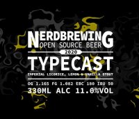 Пиво Typecast Imperial Licorice, Lemon & Vanilla Stout (2020)
