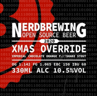 Пиво Xmas Override Imperial Chocolate Orange Milkshake Stout (2020)