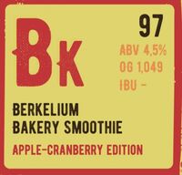 Пиво Berkelium Apple And Cranberry Edition