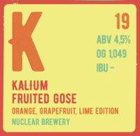Пиво Kalium Orange, Grapefruit And Lime Edition
