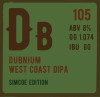 Пиво Dubnium Simcoe Edition