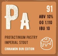 Пиво Protactinium Pastry Imperial Stout Cinnamon Bun Edition