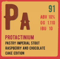 Пиво Protactinium Raspberry And Chocolate Cake Edition