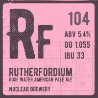 Пиво Rutherfordium American Pale Ale V 2.0 (с глиттером)