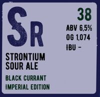 Пиво Strontium Sour Ale Black Currant Imperial Edition