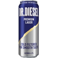 Пиво Dr. Diesel Premium Lager Cold Filtered