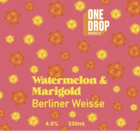 Пиво Watermelon & Marigold Berliner Weisse Пиво Watermelon & Marigold Berliner Weisse