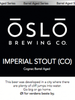Пиво Oslo Brewing Imperial Stout CO (Cognac Barrel)