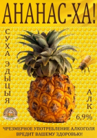 Пиво Ananas-Ha! Dry Edition (Ананас-Ха! Cуха Эдыцыя) Пиво Ananas-Ha! Dry Edition (Ананас-Ха! Cуха Эдыцыя)