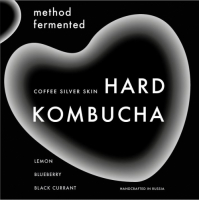 Пиво Method Fermented – Hard Kombucha With Coffee Silver Skin, Black Currant, Blueberry, Lemon