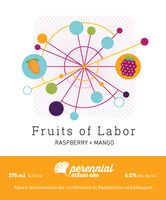 Пиво Fruits of Labor: Raspberry + Mango Пиво Fruits of Labor: Raspberry + Mango