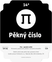 Пиво Pěkný číslo