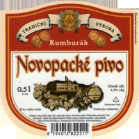 Пиво Novopacké pivo 12° Kumburák