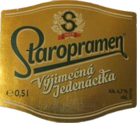Пиво Staropramen Jedenáctka
