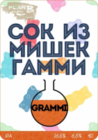 Пиво Сок из мишек Гамми. Grammy