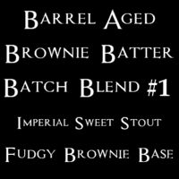Пиво Barrel-Aged Brownie Batter Batch Blend #1 Пиво Barrel-Aged Brownie Batter Batch Blend #1