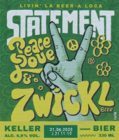 Пиво Statement Peace, Love & Zwickl Пиво Statement Peace, Love & Zwickl