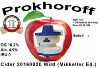 Пиво Cider 20160820 Wild (Mikkeller Ed.)