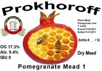 Пиво Pomegranate Mead 1 (Brett Ed.)