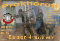 Пиво Saison 4 (Brett Ed.)
