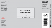Пиво Dekadents – Haiti Rum BA (Silver Series)