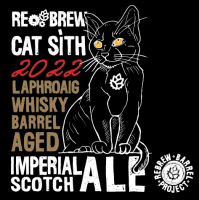 Пиво Cat Sìth Imperial Scotch Ale 2022. Laphroaig Whisky Barrel Aged