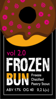 Пиво Frozen Bun Vol. 2. Freeze Distilled Pastry Stout Bourbon Oak Chips Aged