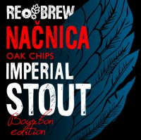 Пиво Načnica Imperial Stout. Oak Chips Bourbon Edition