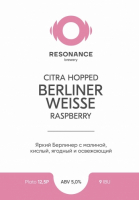 Пиво Citra Hopped Raspberry Berliner Weisse