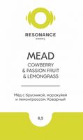 Пиво Mead With Cowberry, Passion Fruit And Lemongrass
