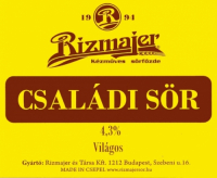 Пиво Családi Sör Пиво Családi Sör