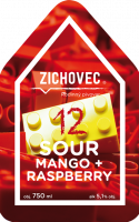 Пиво Sour 12 Mango + Raspberry