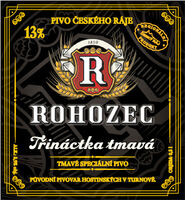 Пиво Třináctka tmavá