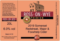 Пиво Somerset Redstreak, Major & Foxwhelp 2019