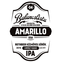 Пиво Bakancslista #04 - Amarillo (USA)