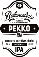 Пиво Bakancslista #18 - Pekko (USA) Пиво Bakancslista #18 - Pekko (USA)