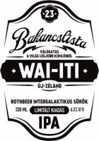 Пиво Bakancslista #23 - Wai-Iti (Új-Zéland/New Zealand) Пиво Bakancslista #23 - Wai-Iti (Új-Zéland/New Zealand)