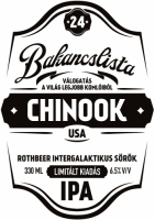 Пиво Bakancslista #24 - Chinook (USA) Пиво Bakancslista #24 - Chinook (USA)